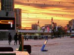 Federation Square at Sunset